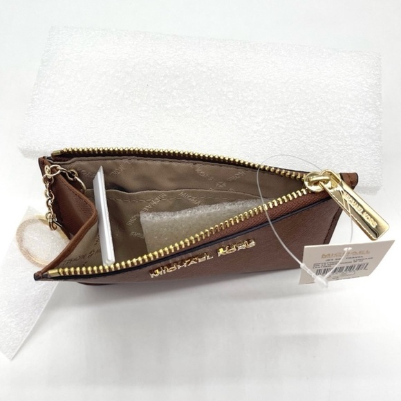 Michael Kors Top Zip Coinpouch w/ID Brown (NWT) - Picture 4 of 5